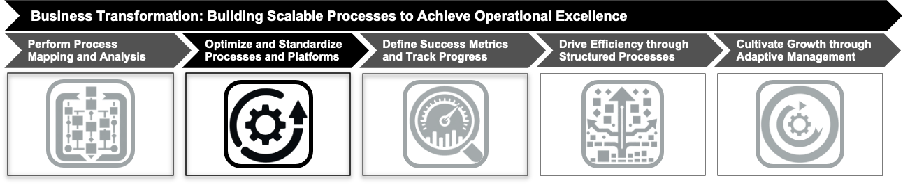 Optimize and Standardize Processes and Platforms